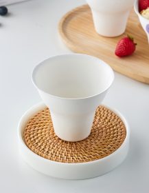 一次性网红手握栗子杯可颂冰淇淋纸杯刨冰杯子可降解冰激凌甜品碗
