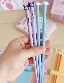 卡通阻滑筷子高颜值家用学生餐具可爱造型公仔吃饭一人儿童筷子